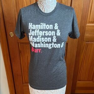 NWOT Hamilton on Broadway Tee Shirt